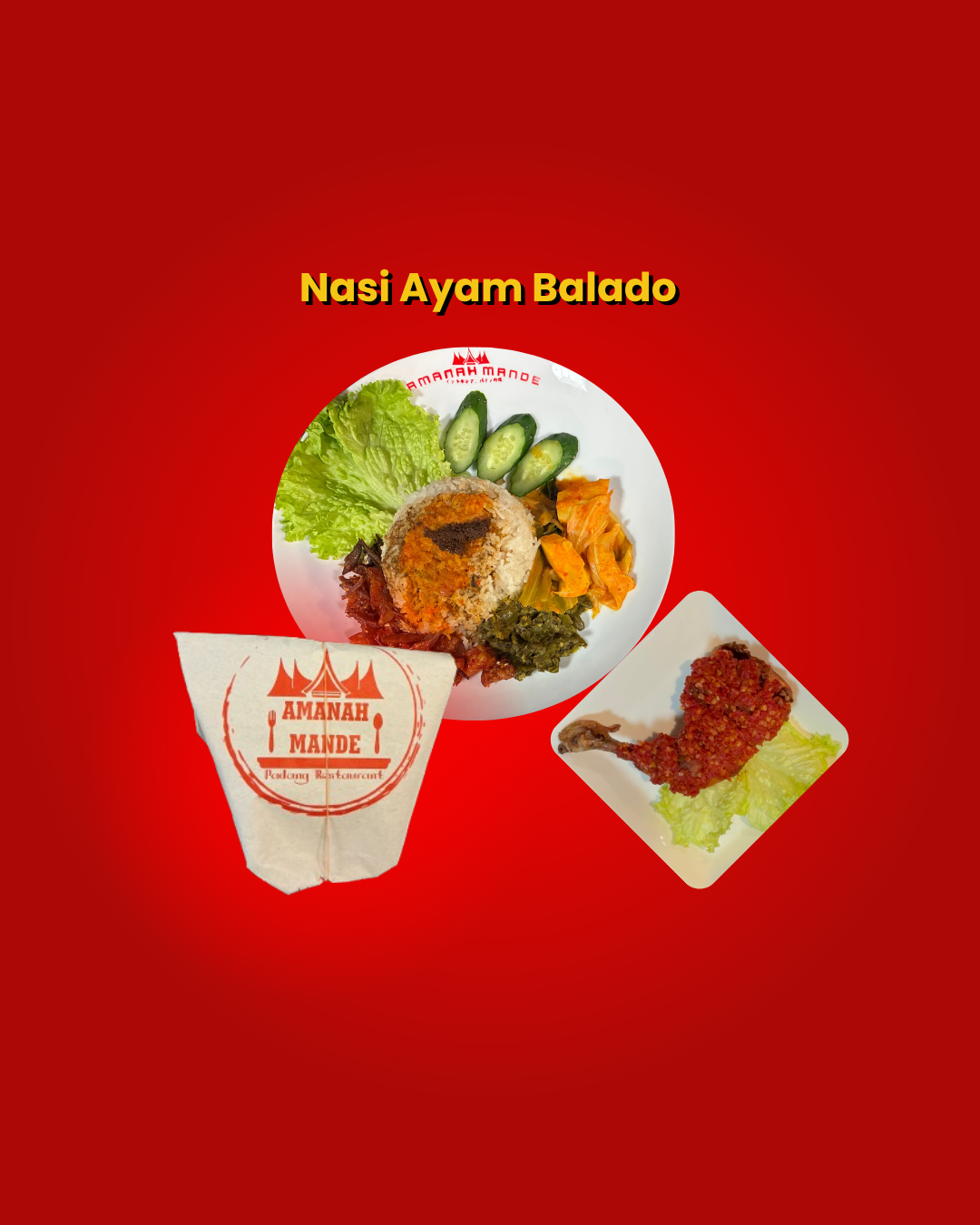 Nasi Ramas Ayam Balado