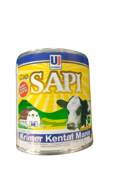 Susu Tiga sapi Putih Kaleng