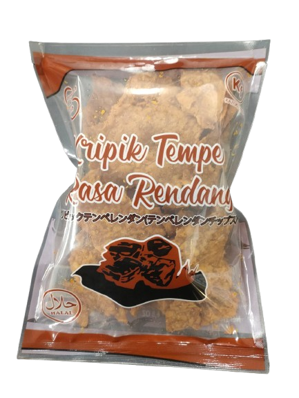 Keripik tempe KF Rasa Rendang 200gr