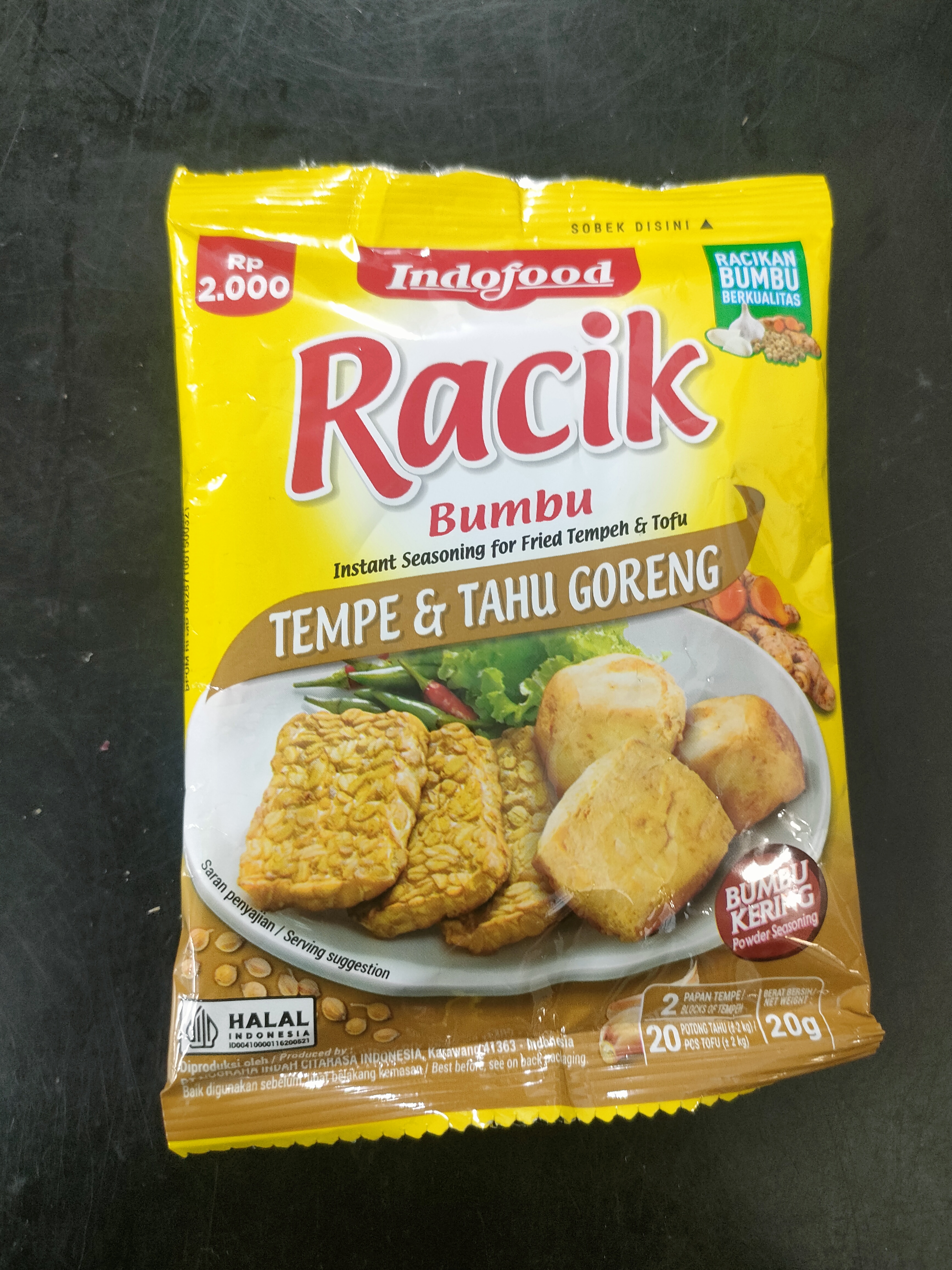 Bumbu Racik Tempe Dan Tahu